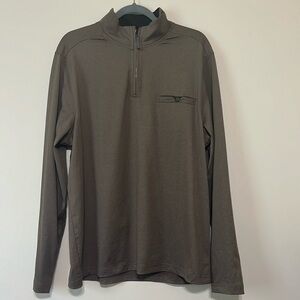 Nicoby Quarter Zip Long Sleeve Size Large
